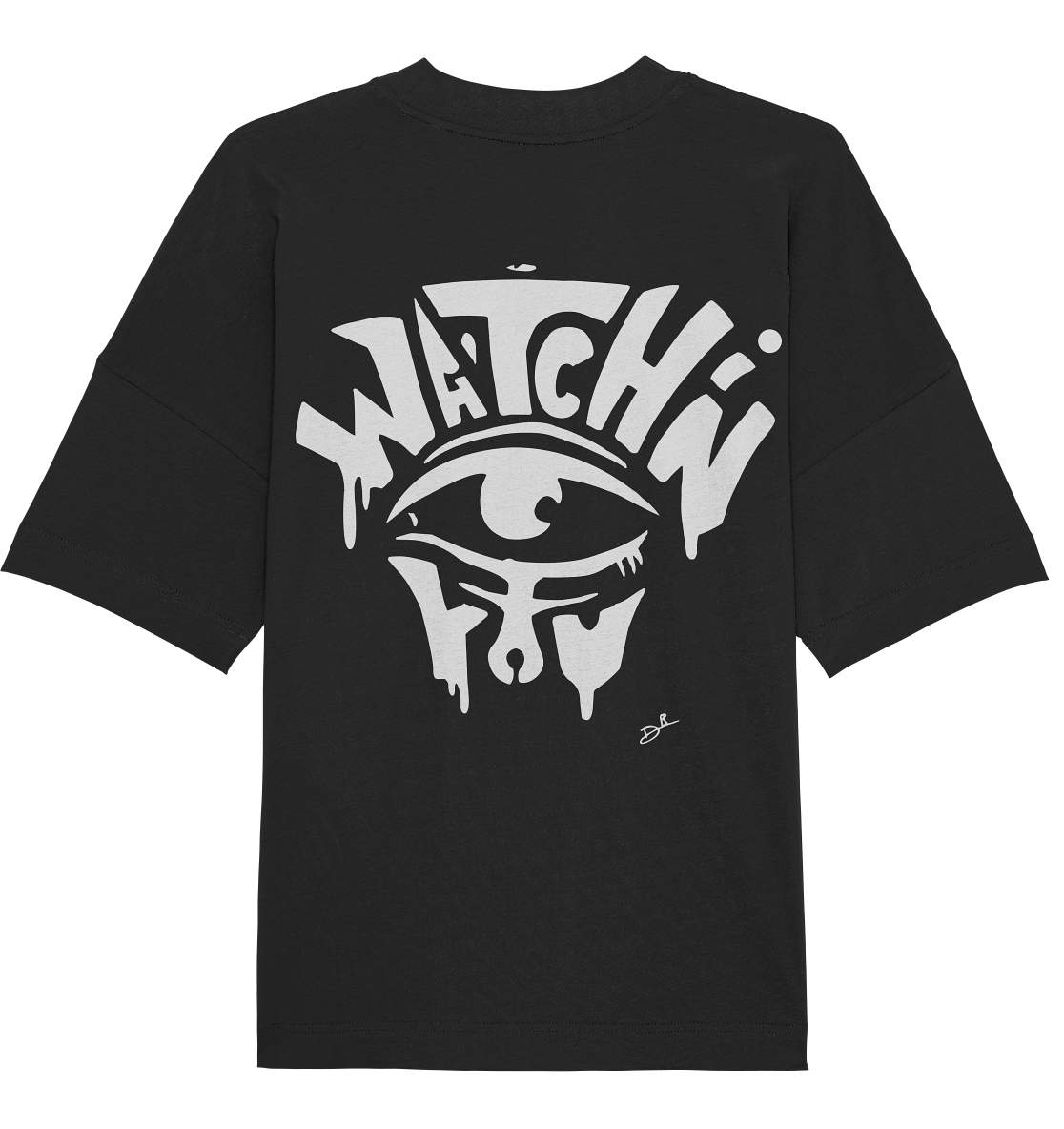 WATCHING YOU - Organic Oversize Shirt