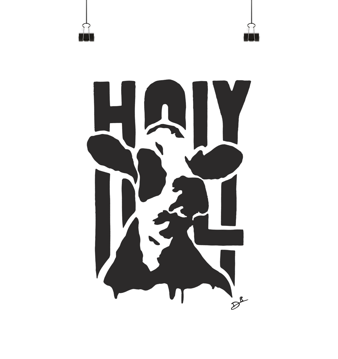 HOLY COW - Poster Din A4 (hoch)