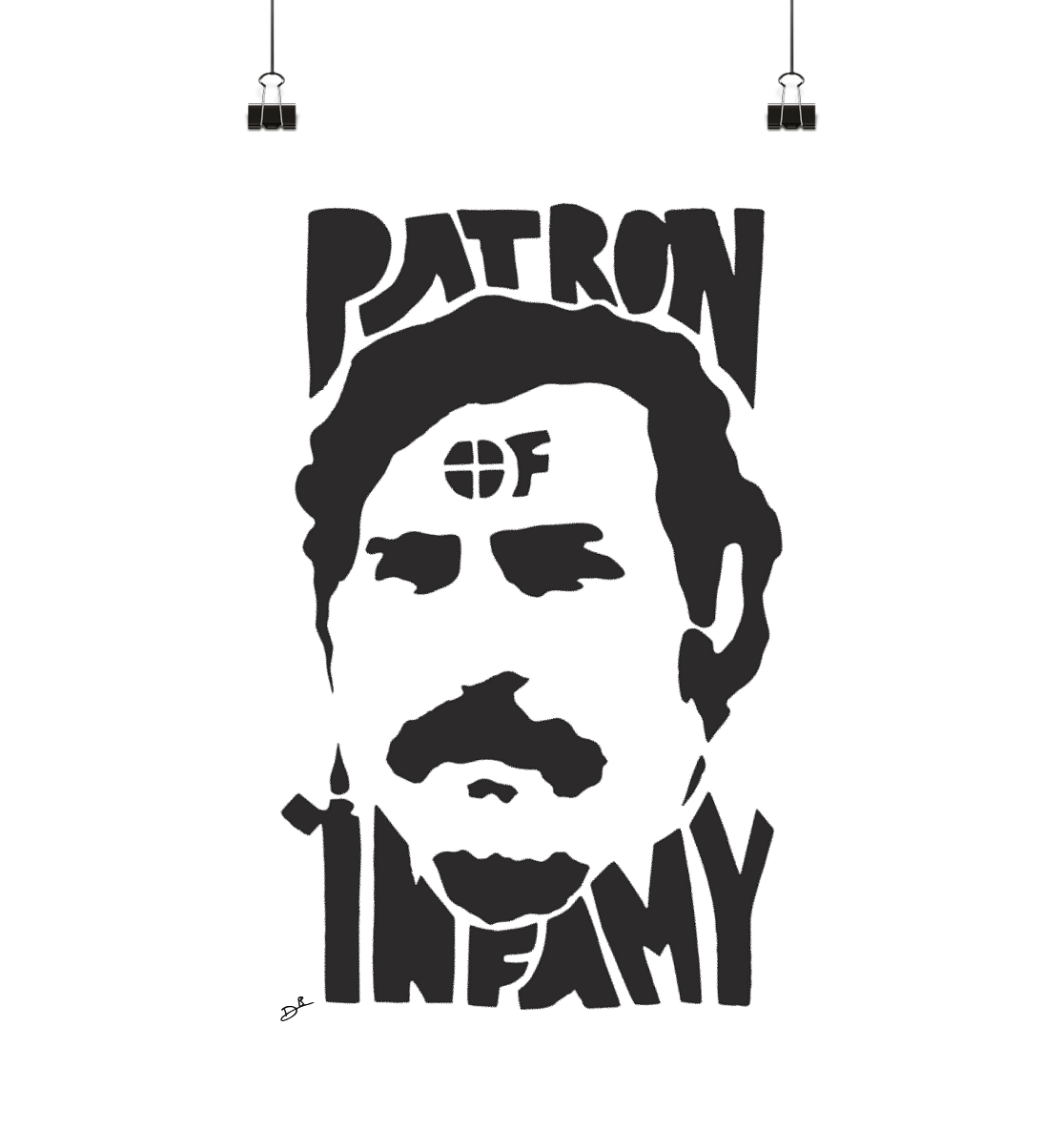 PATRON OF INFAMY - Poster Din A4 (hoch)
