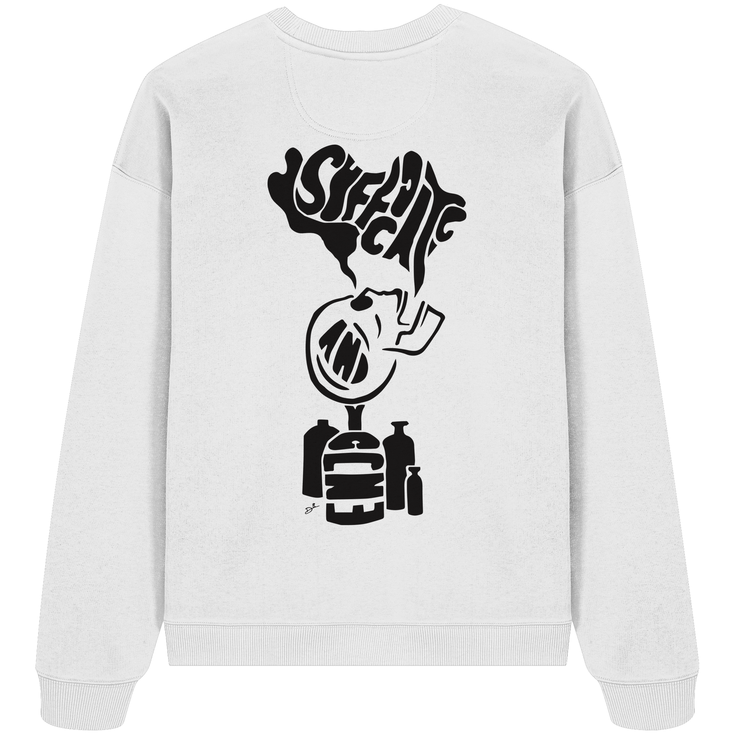 SUFFOCATE AND ENJOY - Organic Oversize Sweatshirt