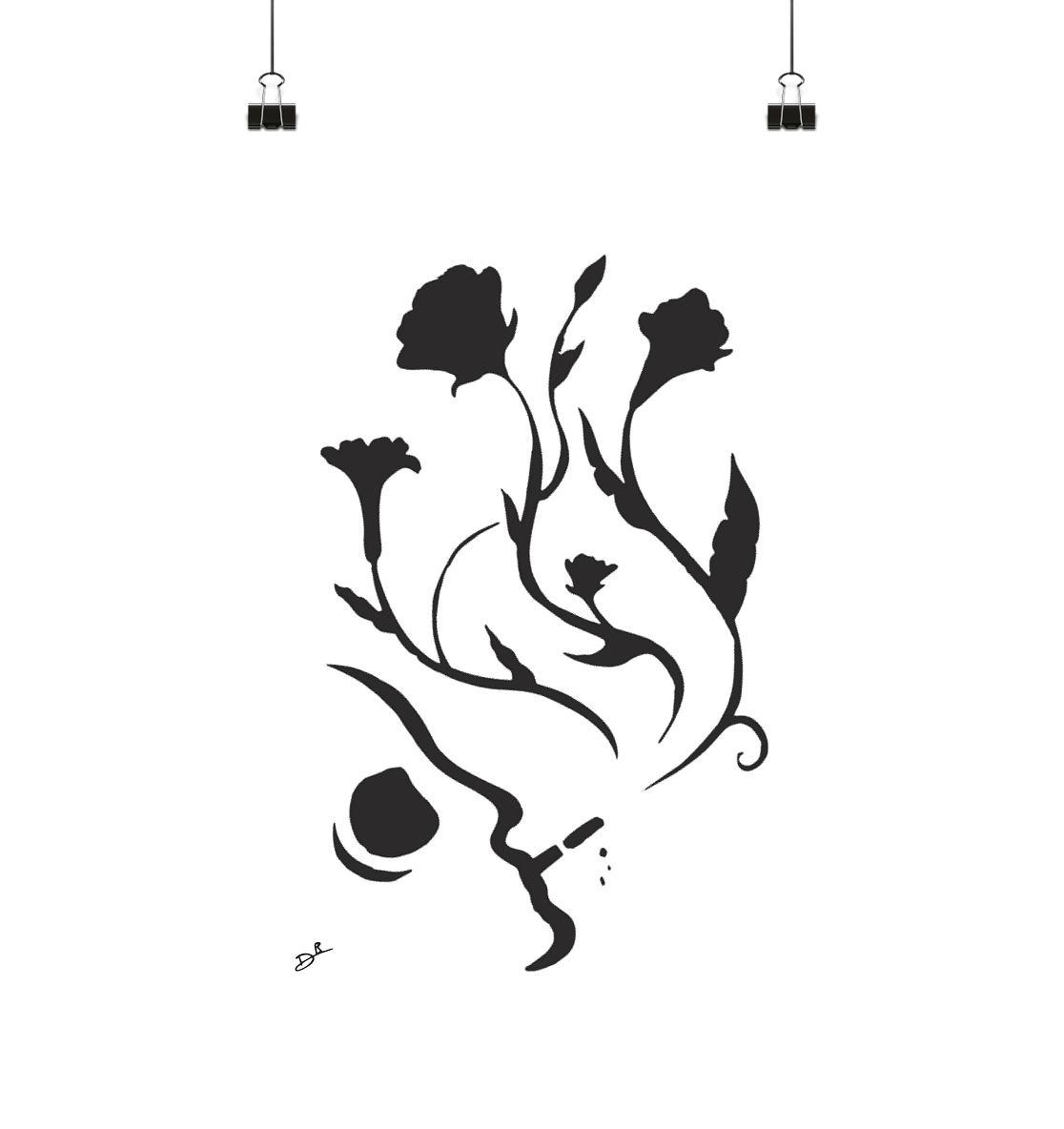 BLOOMING DEMISE - Poster Din A4 (hoch)