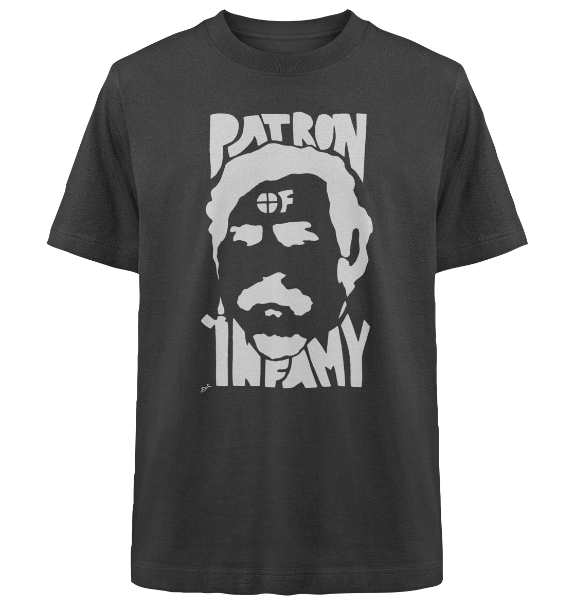 PATRON OF INFAMY - Heavy Oversized Organic Shirt