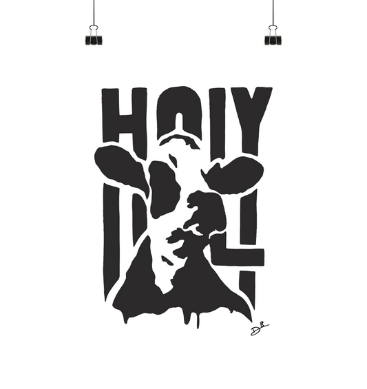HOLY COW - Poster Din A4 (hoch)
