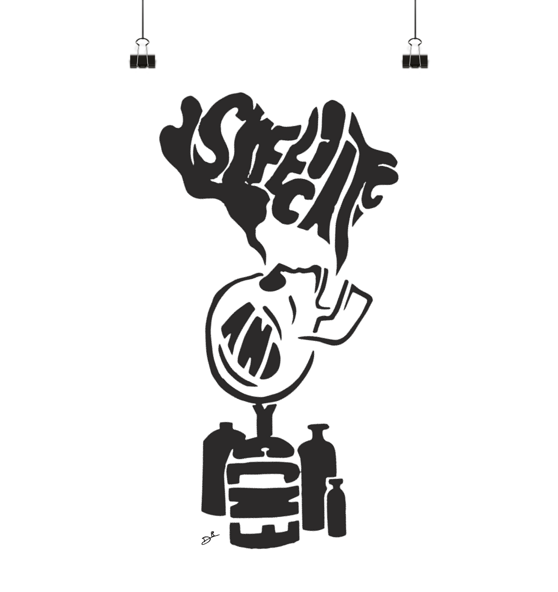 SUFFOCATE AND ENJOY - Poster Din A4 (hoch)