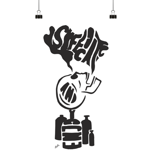 SUFFOCATE AND ENJOY - Poster Din A4 (hoch)