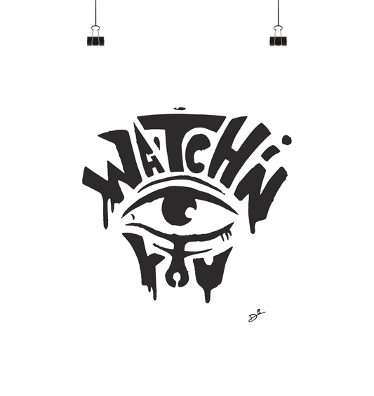 WATCHING YOU - Poster Din A4 (hoch)